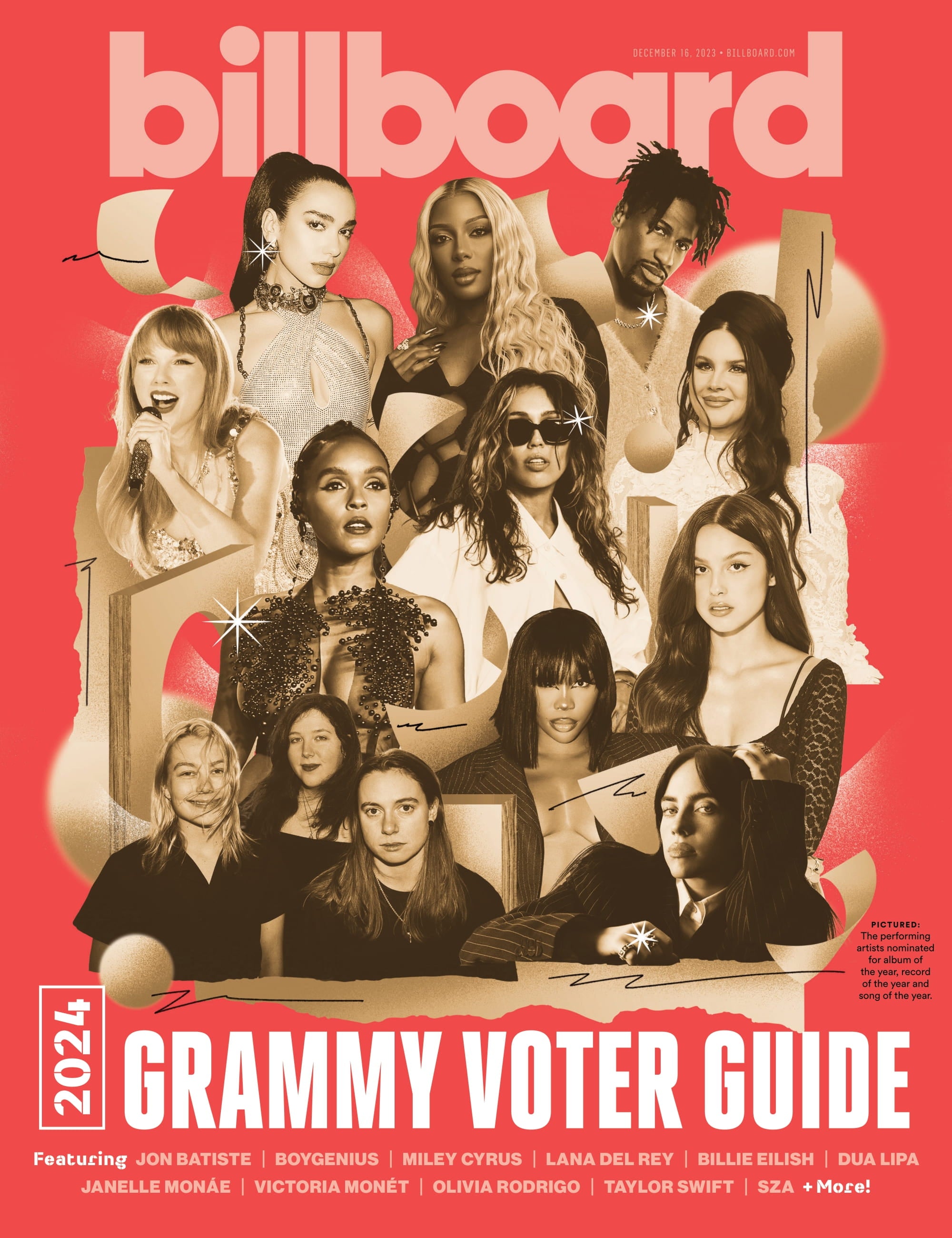 Billboard - 23.12.16 Edition: 2024 Grammy Voter Guide, Taylor