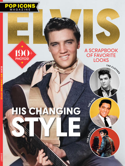 Elvis Presley - A Scrapbook Of His Favorite Looks & The Evolution Of His Changing Lifestyle Through The Decades: From Oversized Blazers And Simple White Shirts To All-Leather Get-Ups And Rhinestone-Studded Jumpsuits - Magazine Shop US
