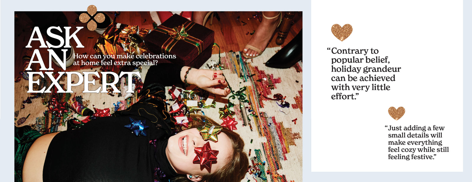 DREW Barrymore Magazine - Celebrate! Winter 2023: Pro Party Planning Tips & Tricks, Gift Guide, Recipes, Holiday Must-Haves, Festive Makeup, Playlist, Boost Mood, De-Stress, Astrology & 2024 Travel!