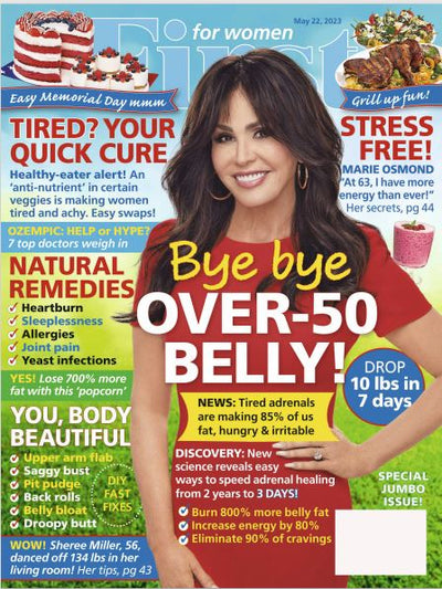 First for Women - 05.22.23 Bye Bye Over 50 Belly - Magazine Shop US