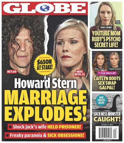 Globe - 10.02.23 Howard Stern Marriage Explodes - Magazine Shop US