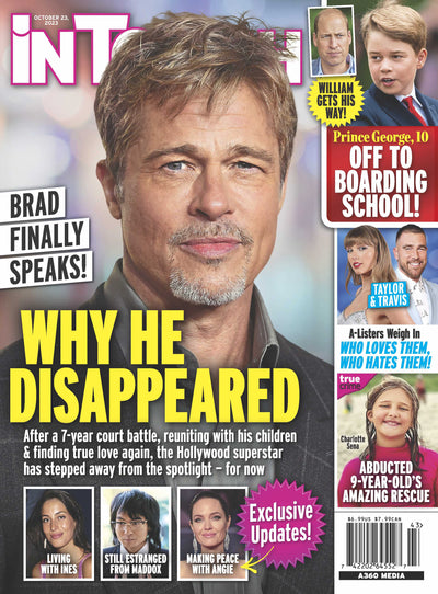 InTouch - 10.23.23 Brad Pitt Finally Speaks, Why He Disappeared - Magazine Shop US