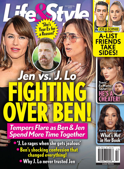 Life & Style - 10.16.23 Jennifer Gardner vs Jennifer Lopez Fighting Over Ben - Magazine Shop US