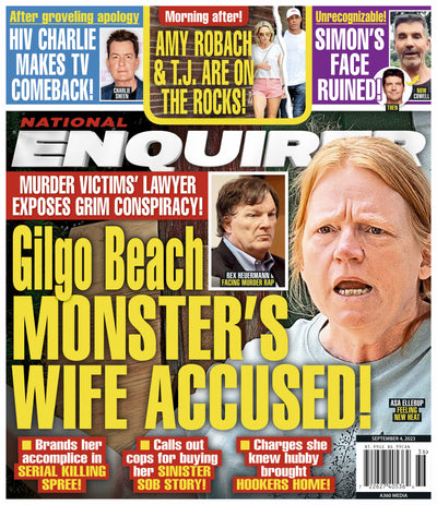National ENQUIRER - 09.04.23 Gilgo Beach Monsters Wife Accused - Magazine Shop US