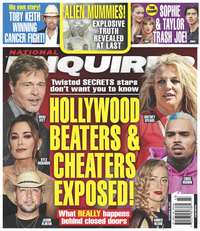 National ENQUIRER - 10.23.23 Hollywood Beaters and Cheaters Exposed - Magazine Shop US