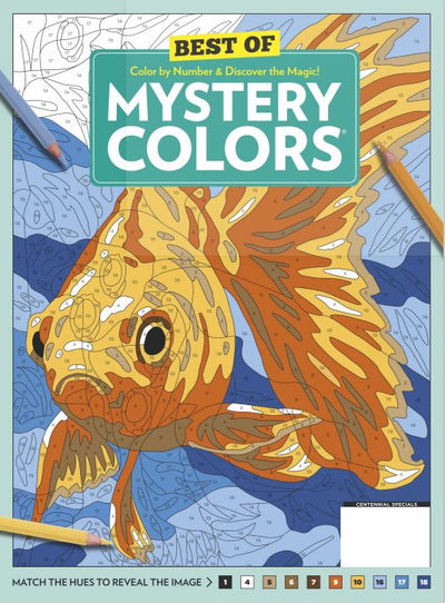 Mystery Colors - Best Designs Collection: Color By Number Coloring Book, Relax, Destress and Nurture Your Creative Side! - Magazine Shop US