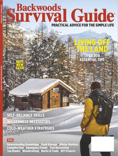 Backwoods Survival Guide - Living Off the Land No. 20: Cold Weather Tips, Home Freeze-Drying, Solo Travel & Lots More! - Magazine Shop US