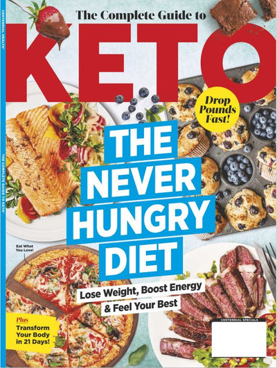 Keto - Complete Guide: The Never Hungry Diet, Meal Plans, Food Essentials, Cheat Sheets, Food Swaps + Transform Your Body In 21 Days - Magazine Shop US