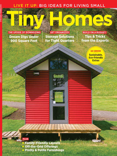 Tiny Homes - Big Ideas for Living Small: The Upside of Downsizing, Get Organized & Build on a Budget! PLUS Sustainable and Eco-friendly extras! - Magazine Shop US