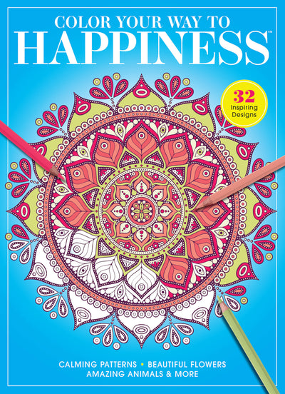 Color Your Way To Happiness - 32 Designs, Serene Birds, Soothing Mandalas, Calming Flowers, Adult Coloring, Relaxation, De-Stress, Artistic Expression, Colored Pencils, Creativity & Mindful Breathing! - Magazine Shop US