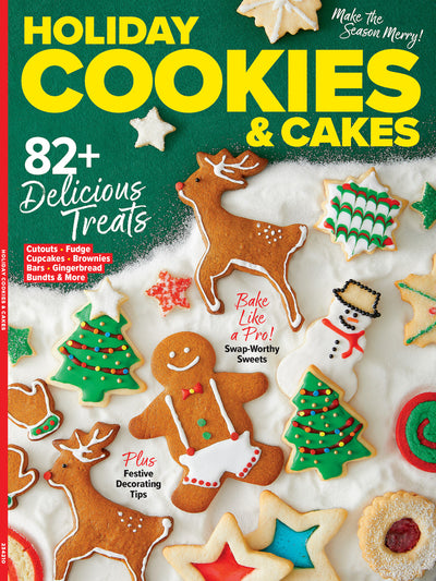 Holiday Cookies & Cakes - Make The Season Merry: 82+ Recipes, Bake Like A Pro, Easy Drop Cookies, Gingerbread, Bundts Cakes, Spice Cake, Christmas Healthy Swaps & Kitchen Tips For Holiday Parties! - Magazine Shop US