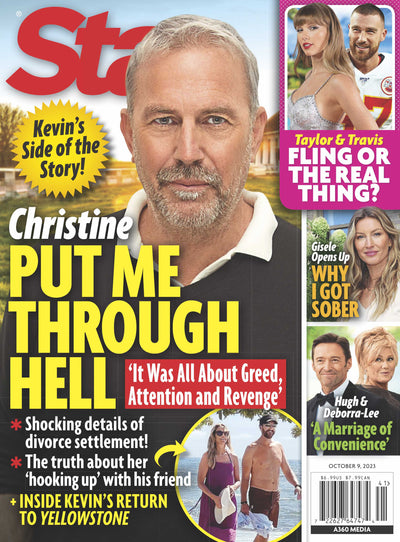 Star - 10.09.23 Kevin Costner Side of the Story, Christine Put Me Through Hell - Magazine Shop US