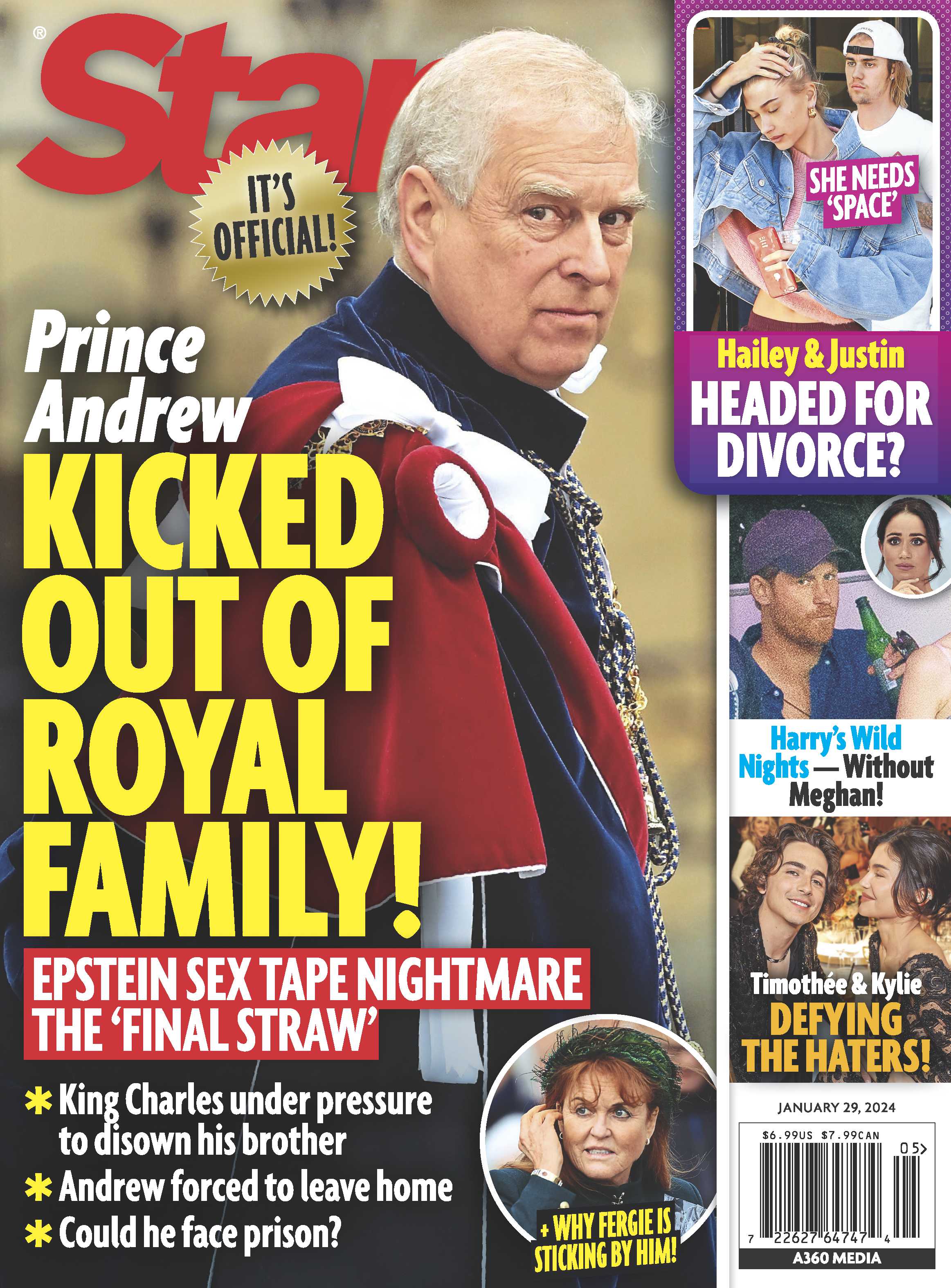 Star - 01.29.24 Prince Andrew Kicked Out of Royal Family – Magazine Shop US