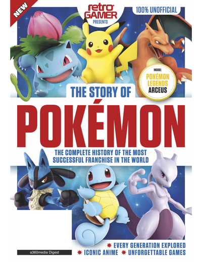 Retro Gamer - The Story of Pokemon Digest Size: The Complete History of the Most Successful Franchise in the World! Every Generation Explored, Iconic Anime, Unforgettable Games + Inside Pokémon Legends Arceus - Magazine Shop US
