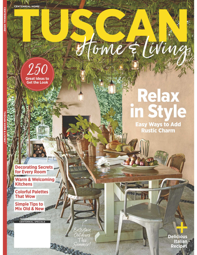 Tuscan Home & Living - Relax in Style: 250 Ideas To Get The look, Easy Ways To Add Rustic Charm! Decorating Secrets, Warm & Welcoming Kitchens, Colorful Palettes And Simple Tips To Mix Old & New! - Magazine Shop US