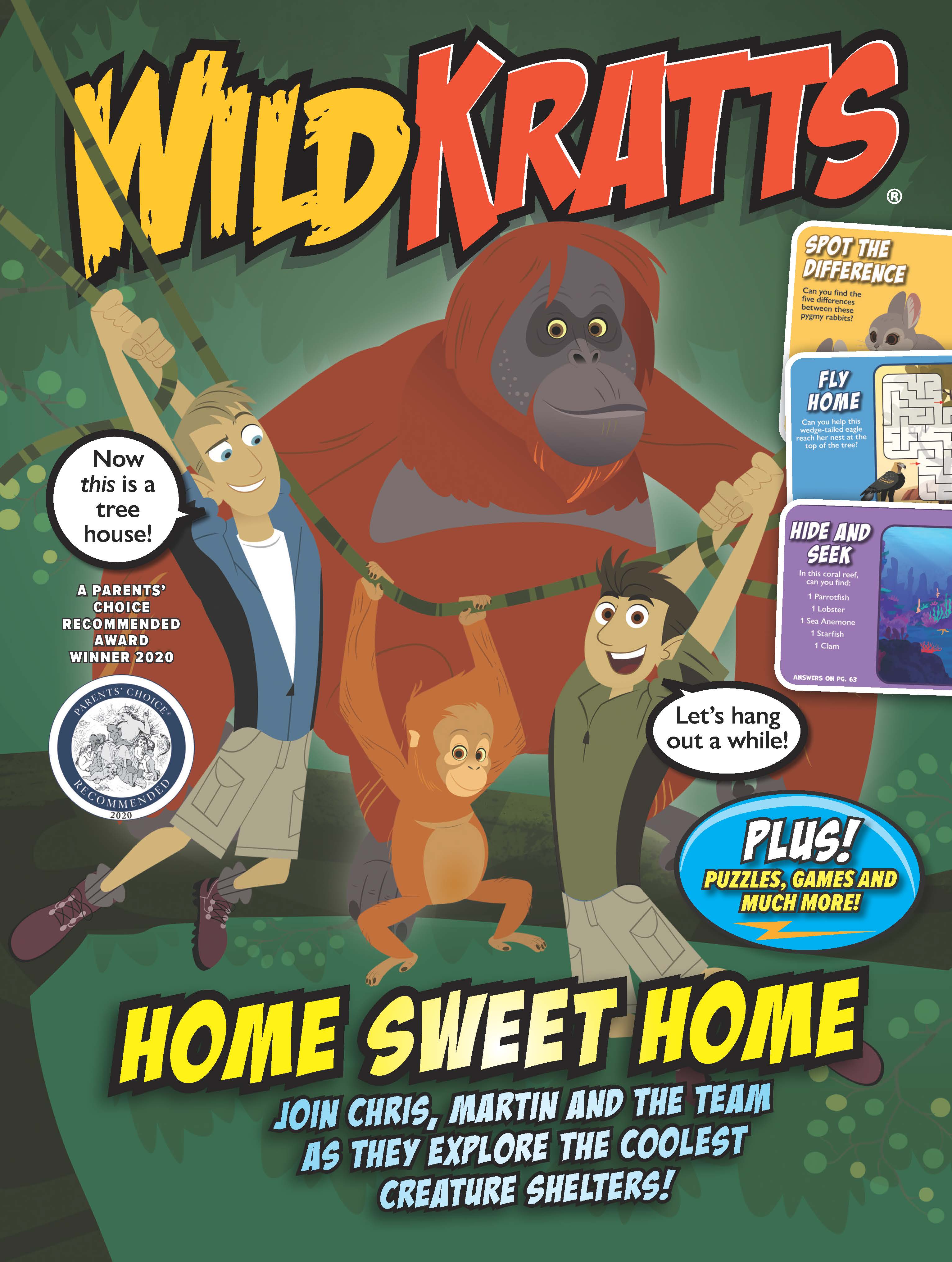 Wild Kratts Home Sweet Home Chris, Martin & Team Explore Creature S