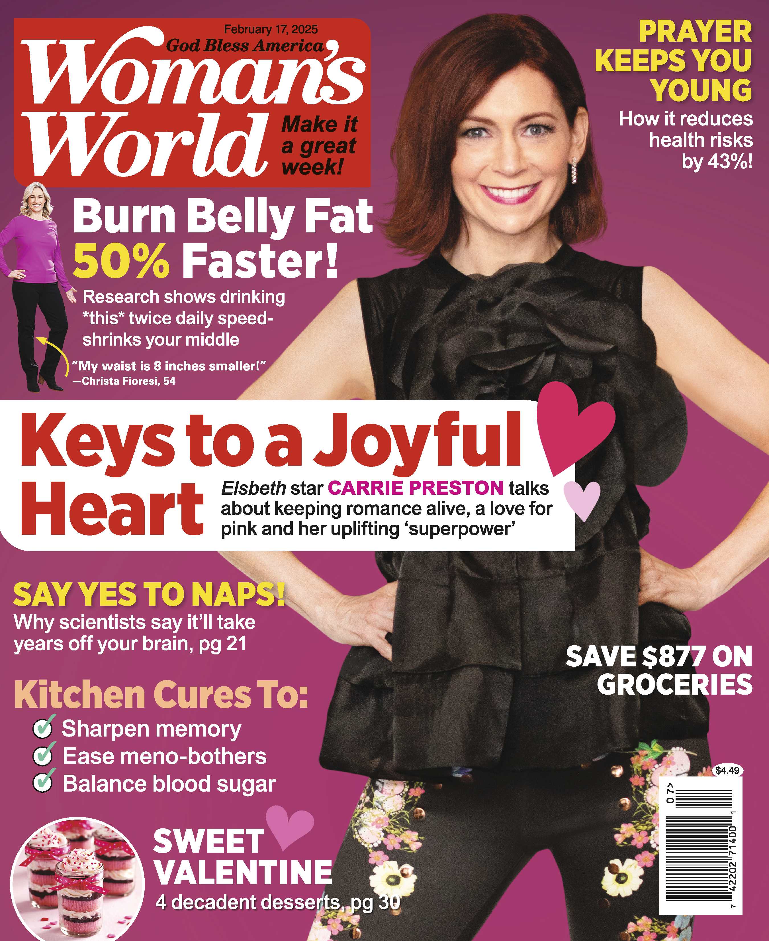 Woman's World - 02.17.25: Keys To A Joyful Heart With Carrie