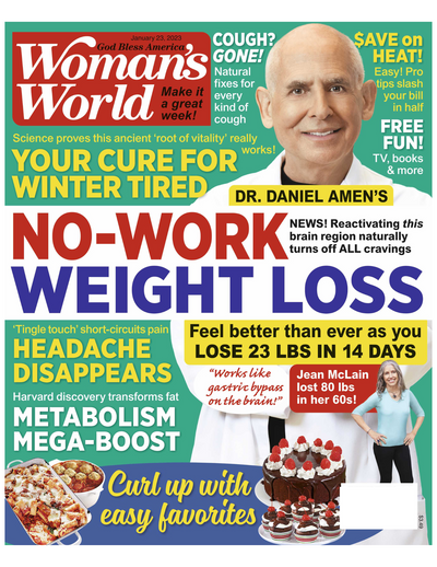 Woman's World - No-Work Weight Loss: Your Cure for Winter Tired - Magazine Shop US