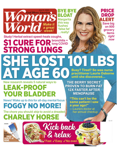 Woman's World - 07.31.23 She Lost 101 lbs at Age 60 - Magazine Shop US