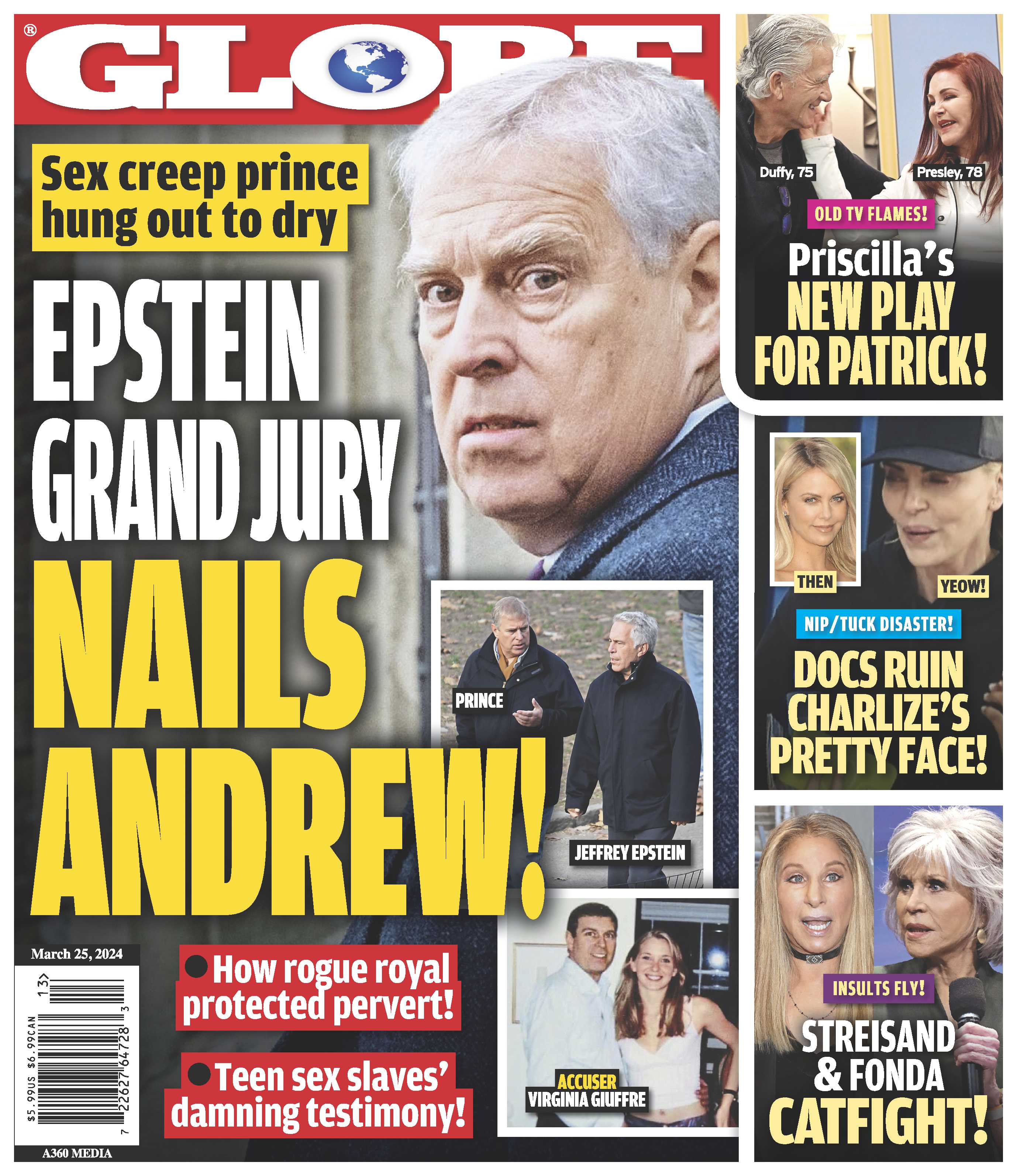 Globe 3.25.2025 Epstein Grand Jury Nails Andrew Magazine Shop US