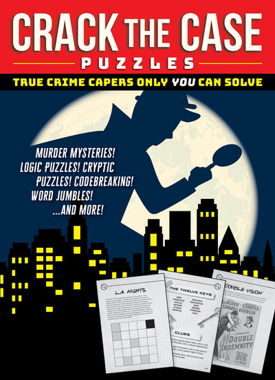 Crack the Case - True Crime Puzzles Only You Can Solve (Digest Size) Murder Mysteries, Codebreaking, Cryptic Puzzles, Crosswords, Logic Puzzles, Word Jumbles & More! - Magazine Shop US