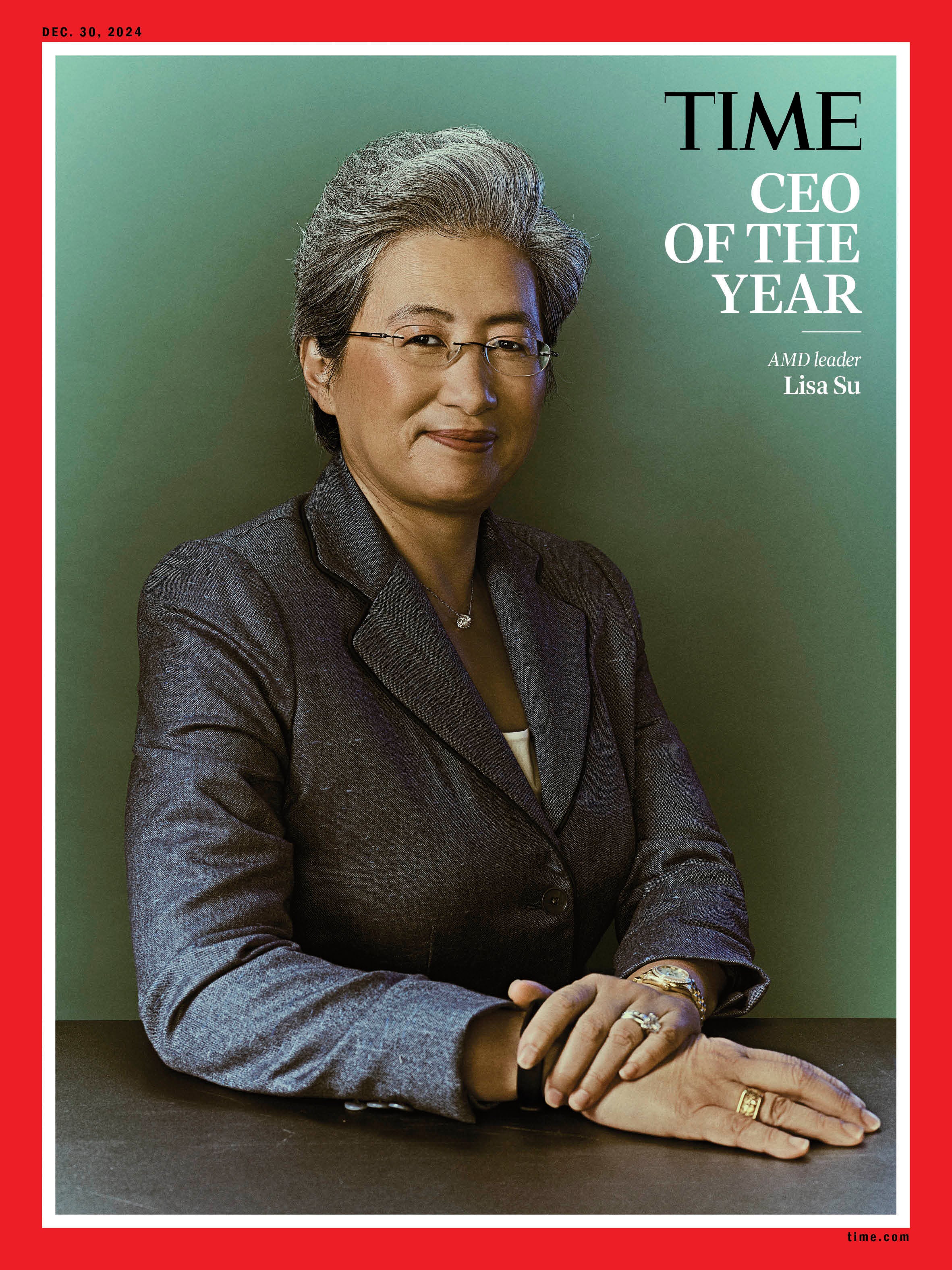TIME Magazine 2024 CEO of the Year - Lisa Su: AMD CEO & Semiconductor ...