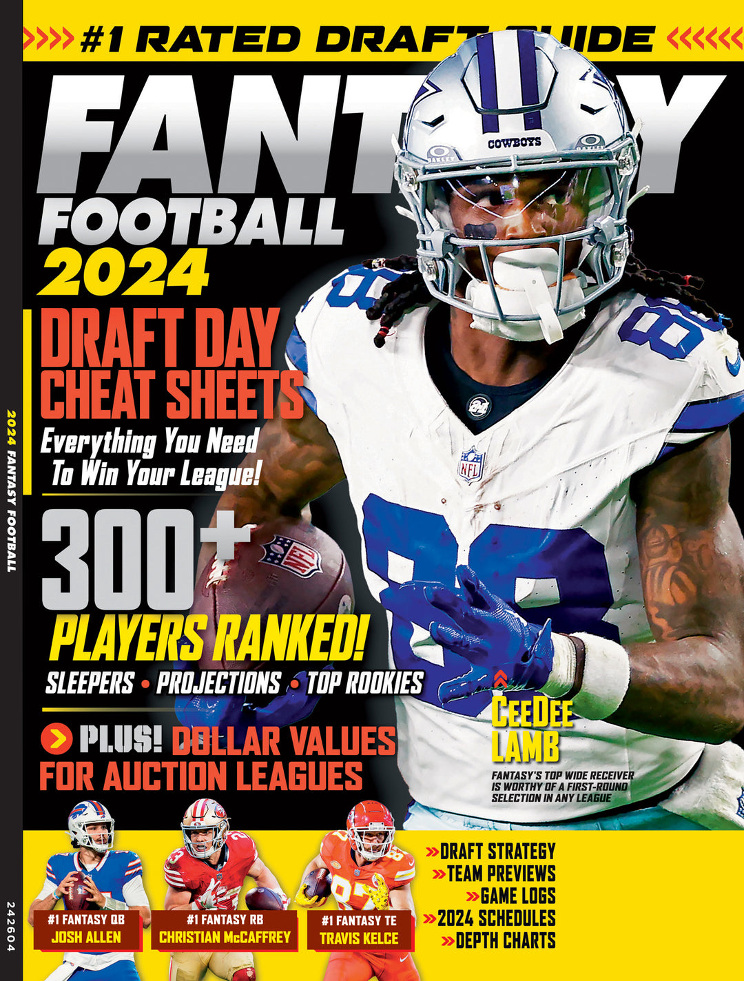 Fantasy Football 2024 Draft Guide 300 Players Ranked,, 41 OFF