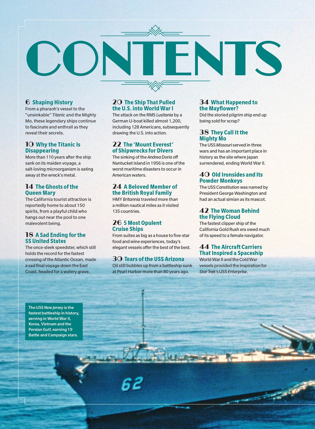 Legendary Ships - Secrets Of The Sea Revealed, Collector's Special