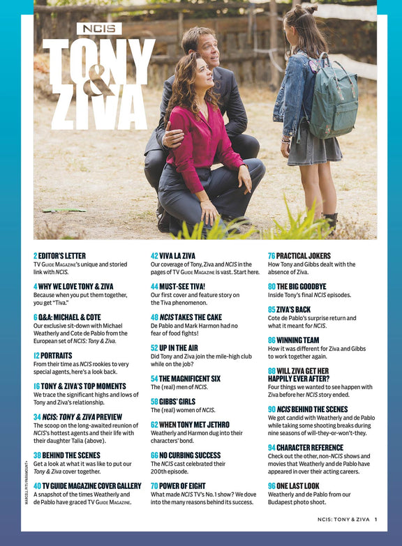 TV Guide - NCIS Special Issue: The Complete Guide To The New NCIS Bloc ...
