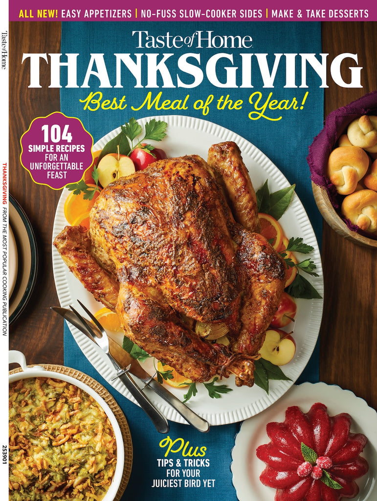 Taste of Home Thanksgiving Recipes: 104 Simple Recipes For An