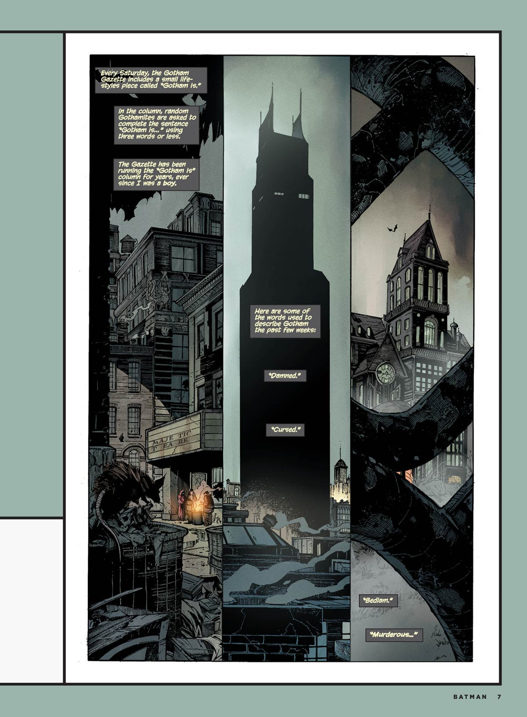 Batman Brooding Comic Panel Batman Comic Panel Poster