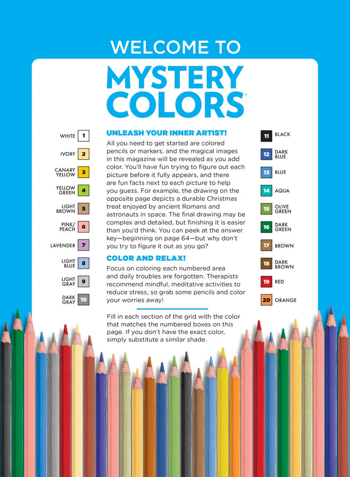 Mystery Colors - Holiday 2025: 50+ Pages Of Creative Inspiration, Chri ...