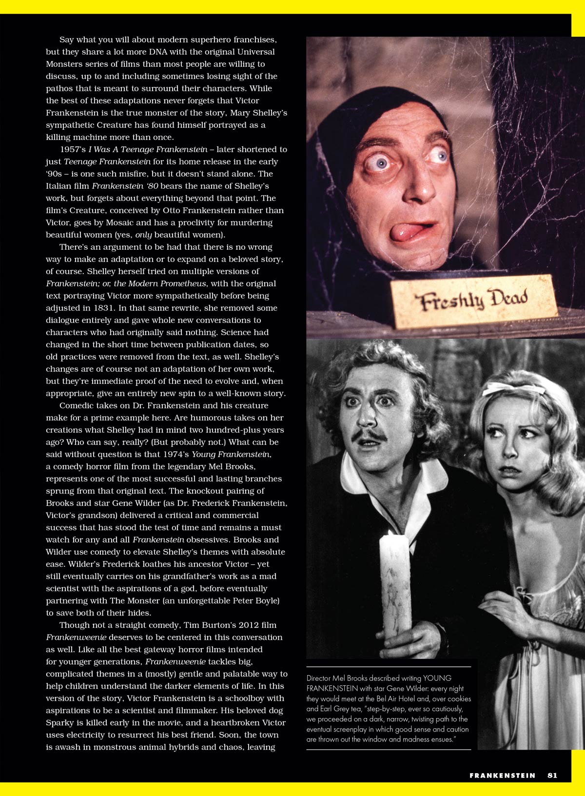 Fangoria Presents - Frankenstein: Guillermo Del Toro & Mike Hill's