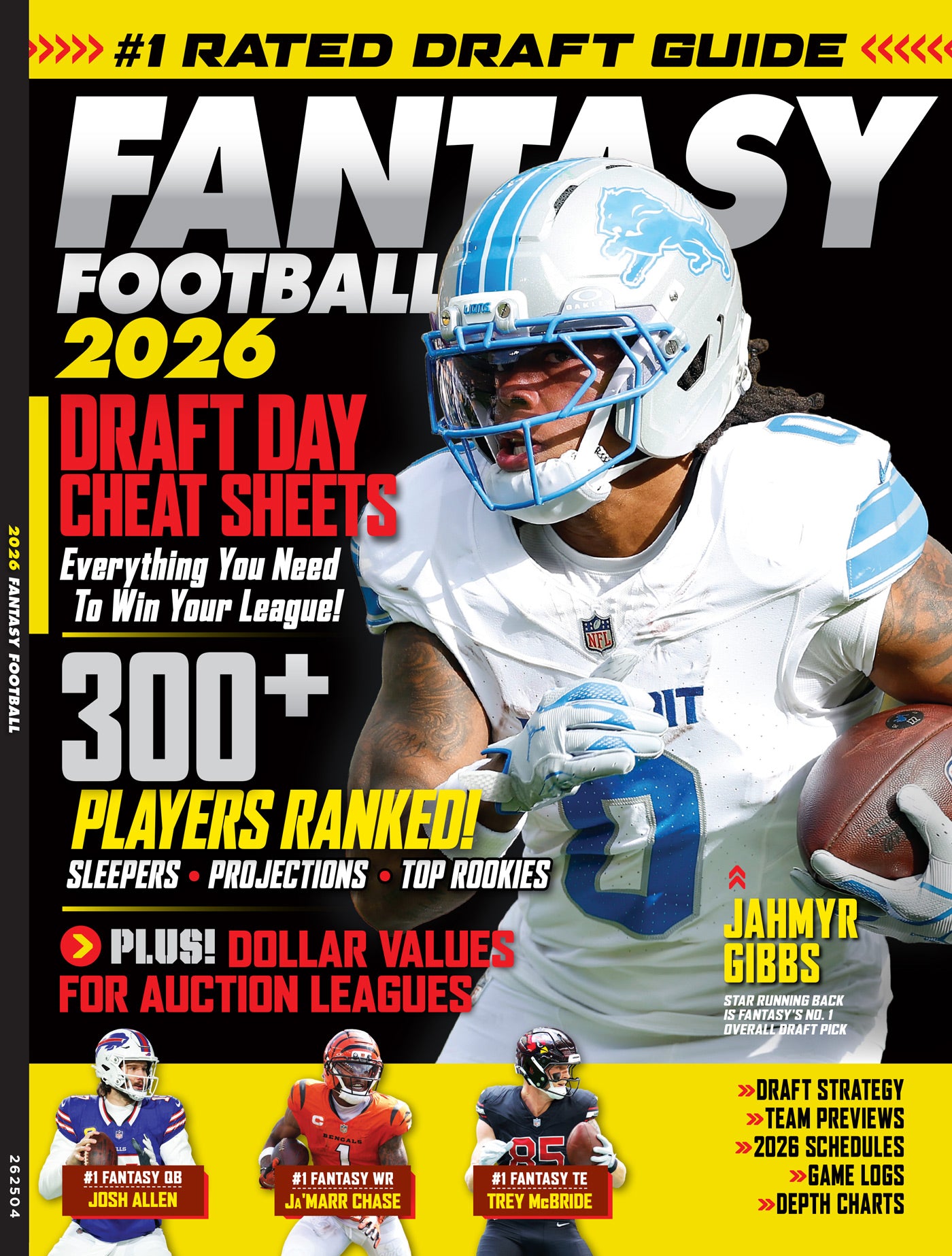Fantasy Football - 2026 Draft Guide: 300+ Players Ranked, Expert
