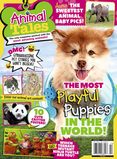 Animal Tales - The Most Playful Puppies in the World: 10 Cute Critter Posters, OMG LOL Embarrassing Pet Stories, Baby Animal Pictures & More! - Magazine Shop US