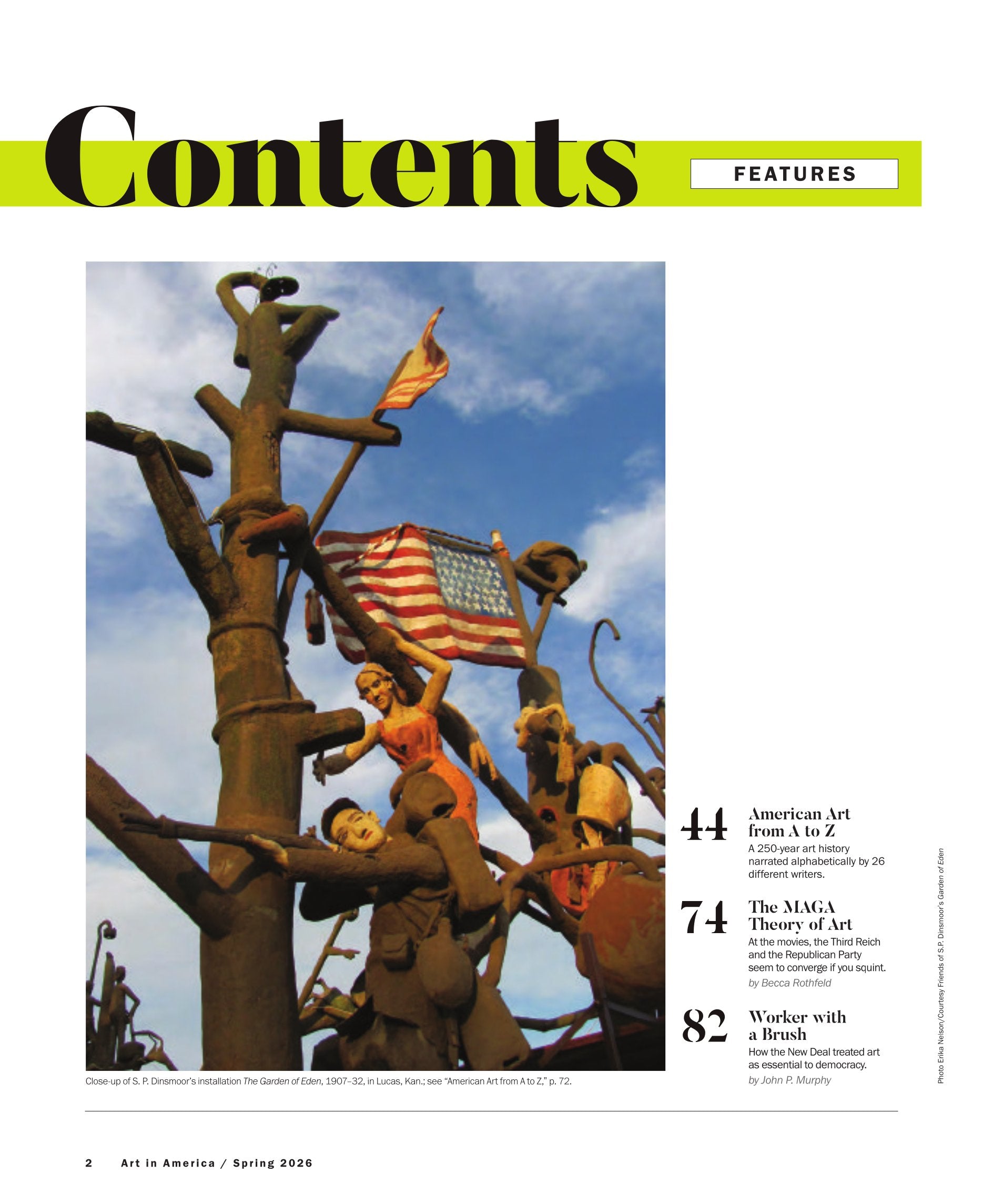 Art In America - Spring 2026: The Maga Theory Of Art, 250 Years Of