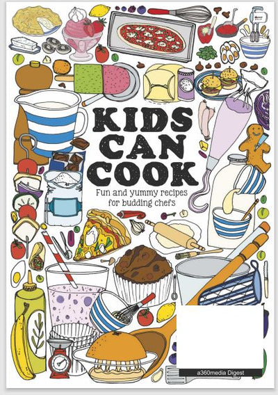 Kids Can Cook - Fun and Yummy Recipes for Budding Chefs: Simple Step-by-Step Instructions That Teach Basic Cooking Skills and Show How Easy It Is to Make Great Things to Eat! - Magazine Shop US