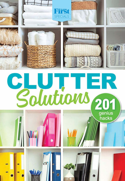 Clutter Solutions - 201 Genius Hacks to Clear Out Clutter, Organize Rooms, Calm Your Mind and Beautify Your Home! - Magazine Shop US