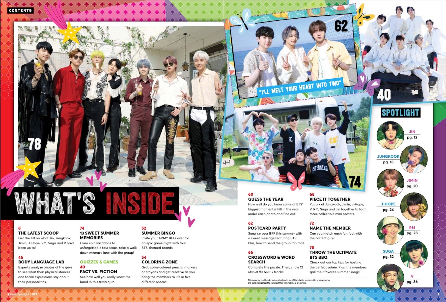 BTS - The Ultimate Activity Fanbook: Summer 2023 Update, Postcards