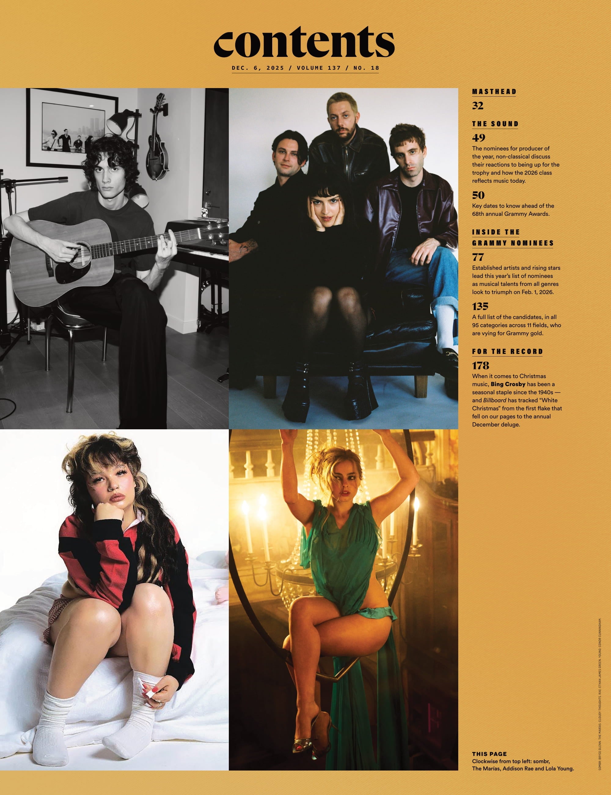 Billboard U.S.A magazine Dec.1,1984 レア Billboard - 26.03.07 Edition: SXWS 2026, Don Toliver, Mau P