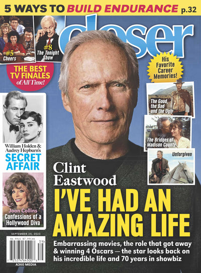 Closer - 09.25.23 Clint Eastwood Ive Had an Amazing Life - Magazine Shop US