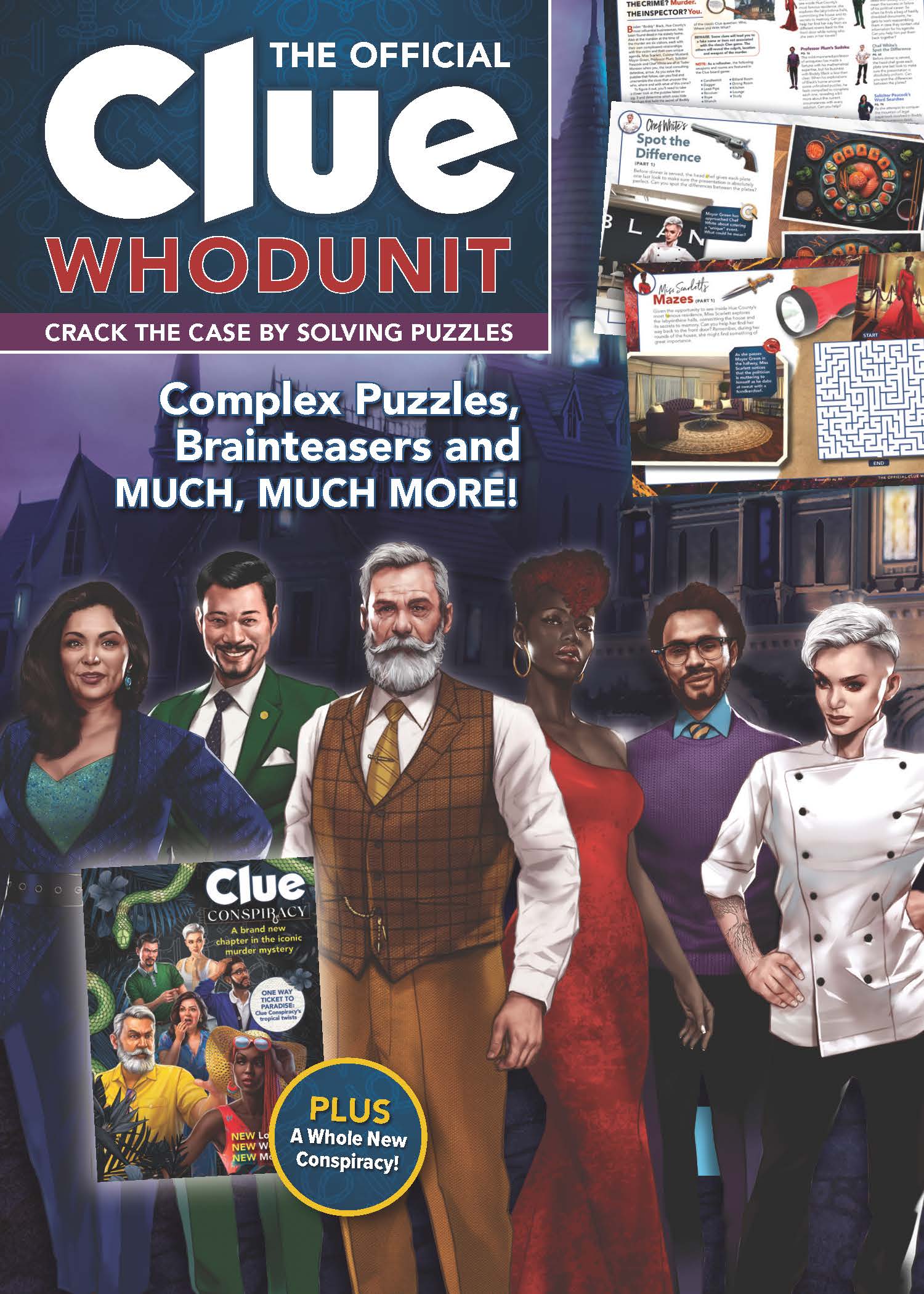 The Official Clue Whodunit Crack The Case With Brainteasers Word Pu The official clue whodunit crack the case with brainteasers word pu