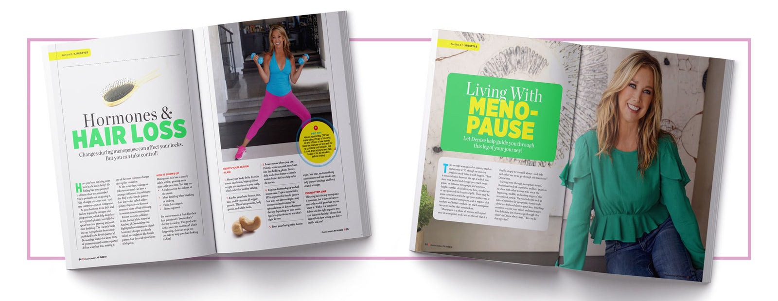 Denise Austin's Fit Over 50 - Summer 2026: The Menopause Issue, New Tips & Tricks, Love Your Midlife Belly, Secrets To A Brighter Smile, Hot Flash Hacks, Hair Health 101, Reclaim Your Energy & More!