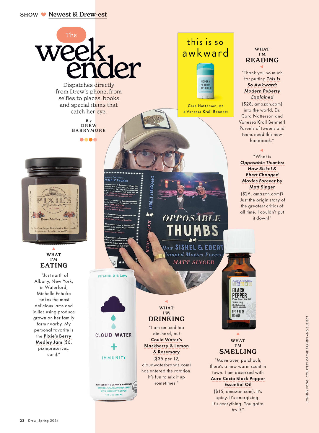 DREW Barrymore Magazine Spring 2024 Issue: 78 Spring Finds - Main Image