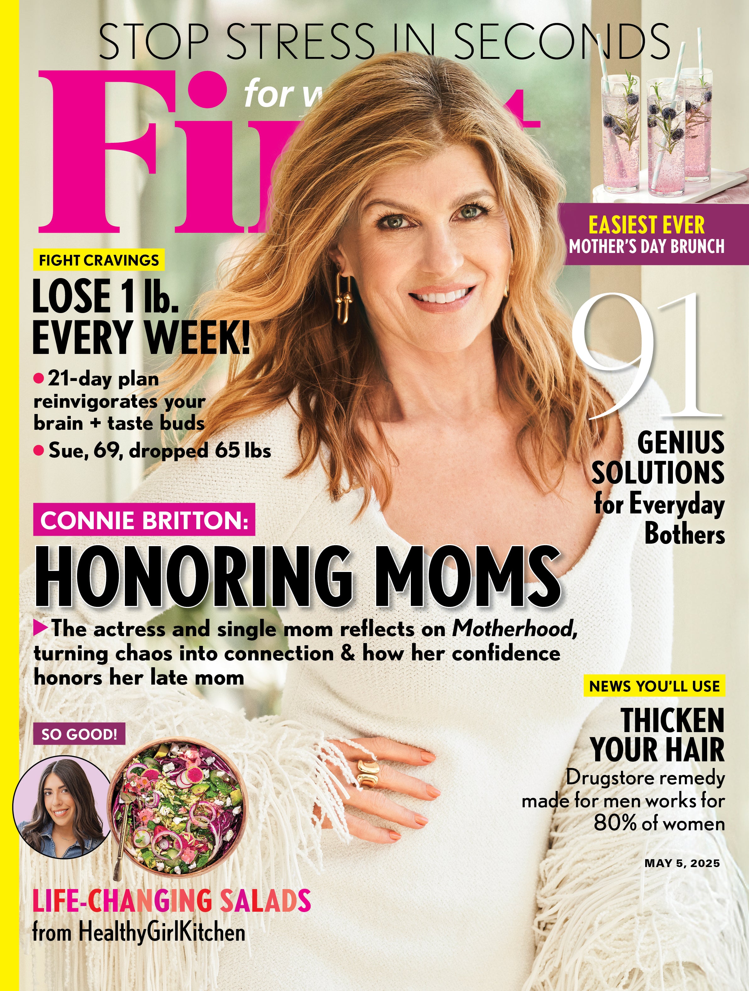 First for Women - 05.05.25: Connie Britton On Motherhood & Confidence ...