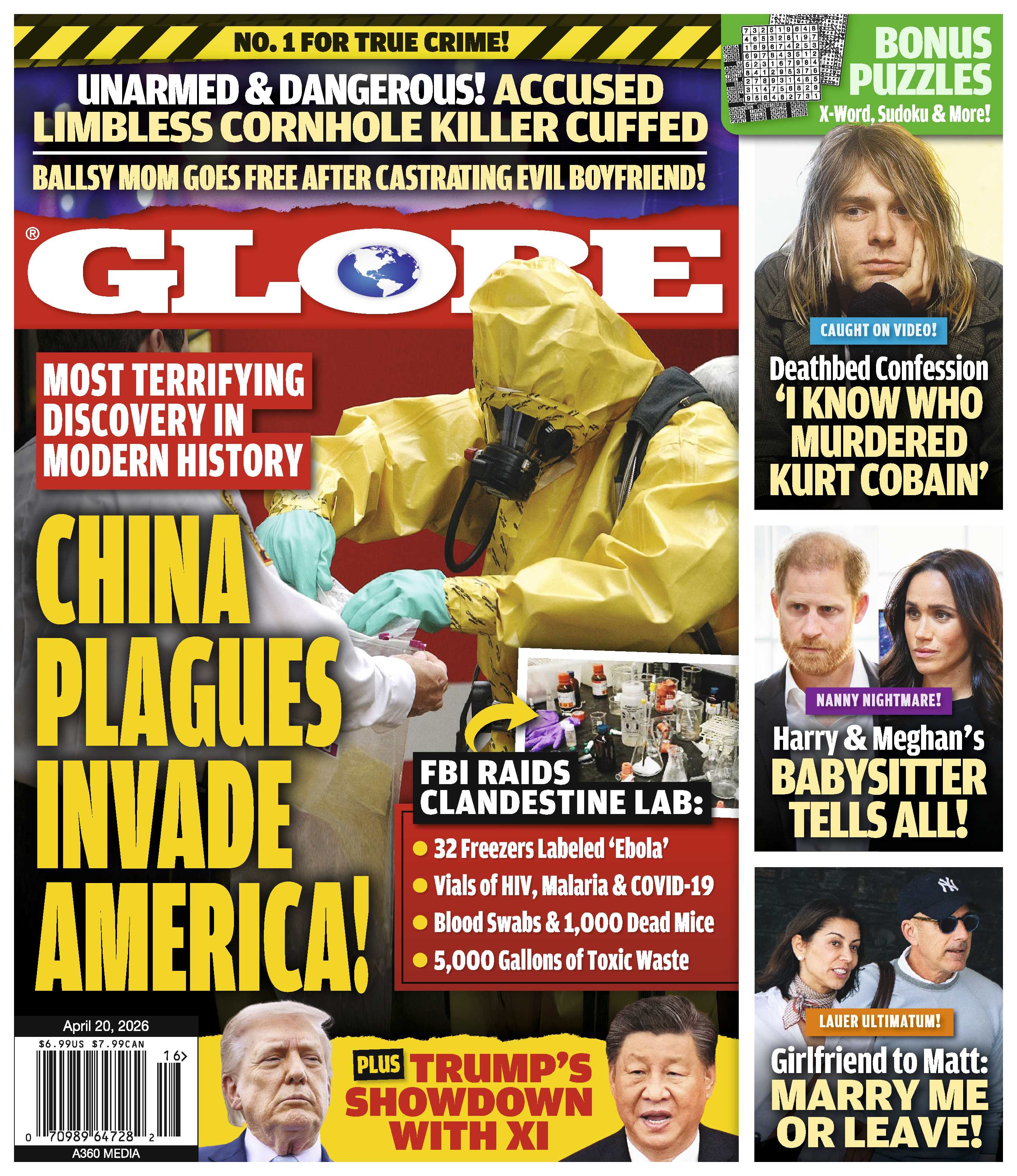 Globe - 04.20.26: China Plagues Invade America, Trump's Showdown With ...
