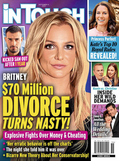 InTouch - 09.04.23 Britney Spears 70 Million Divorce Turns Nasty - Magazine Shop US