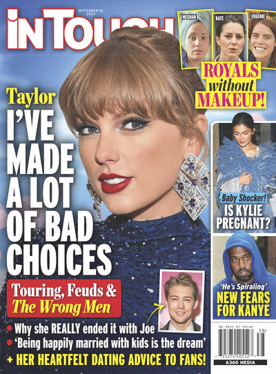 InTouch - 09.18.23 Taylor Swift Ive Made A Lot of Bad Choices - Magazine Shop US