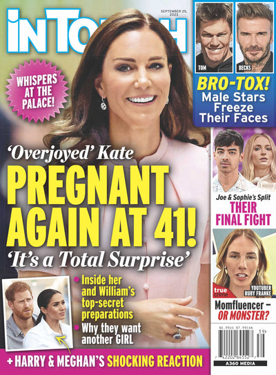 InTouch - 09.25.23 Kate Middleton Pregnant Again at 41 - Magazine Shop US