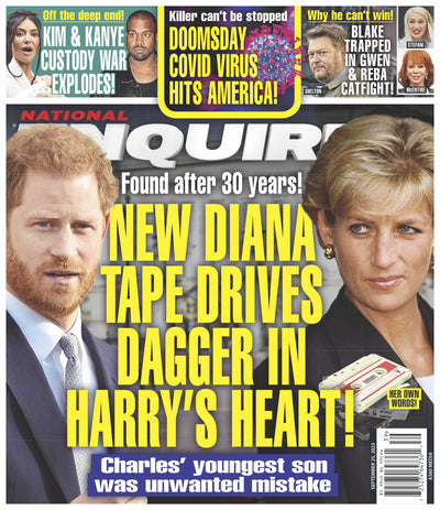 National ENQUIRER - 09.25.23 New Princess Diana Tapes Drives Dagger in Prince Harrys Heart - Magazine Shop US